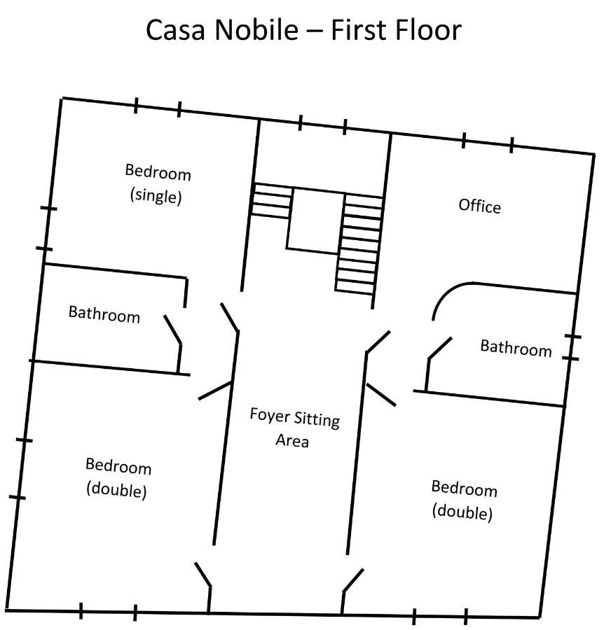 Вілла Casa Nobile Castelmuzio Екстер'єр фото
